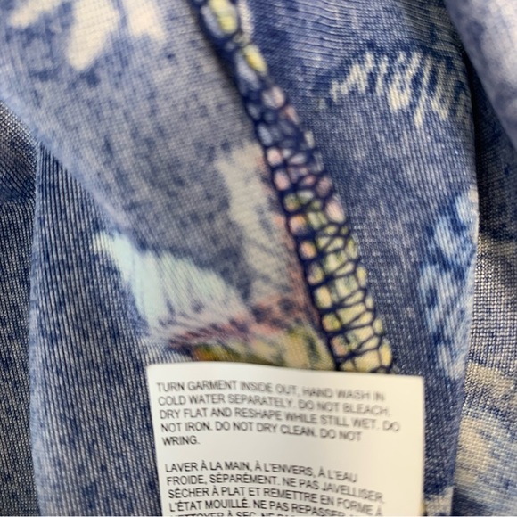 Love Legend Dress 20 Velvet Dark Blue Floral Empire Peasant Tassel Boho Flowy - Picture 9 of 10